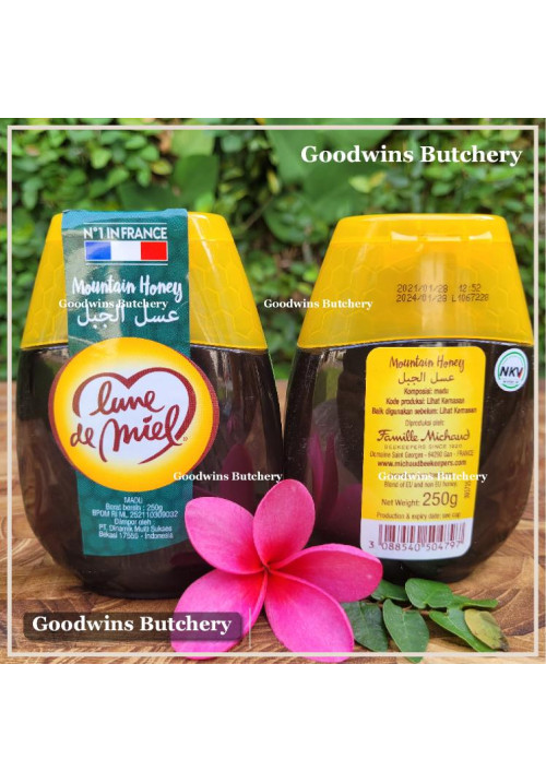 Honey madu Lune De Miel MOUNTAIN HONEY France 250g